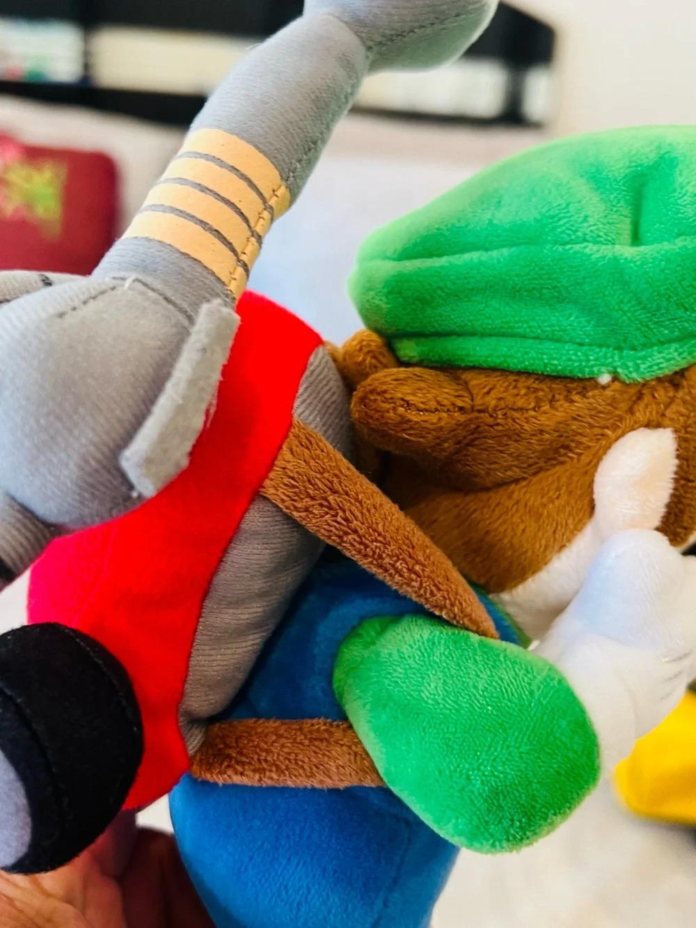 Super Mario Plush Duo - Mario & Luigi and one super Mario kid’s hat